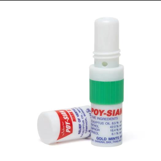 Poy-sian Inhaler Çift Uçlu Nane Mentol Koku Yağı 1.7 Ml