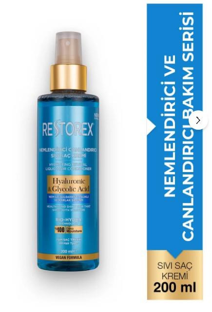 Restorex Hyalunorıc Glycolic Acid Sıvı Saç Kremi 200 Ml