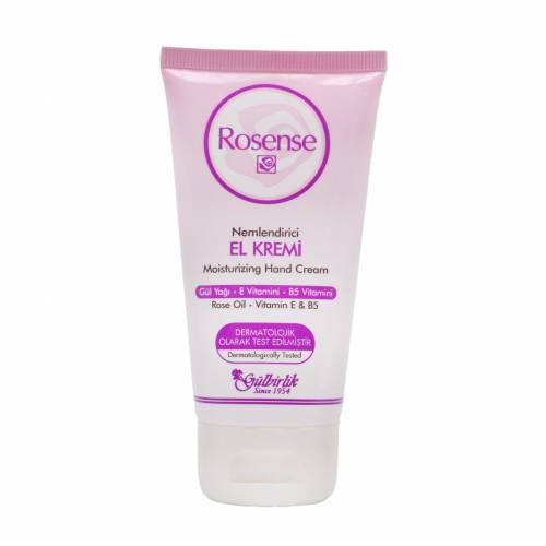 Rosense Nemlendirici El Kremi 20 ml Gül Yağı E Vit B5