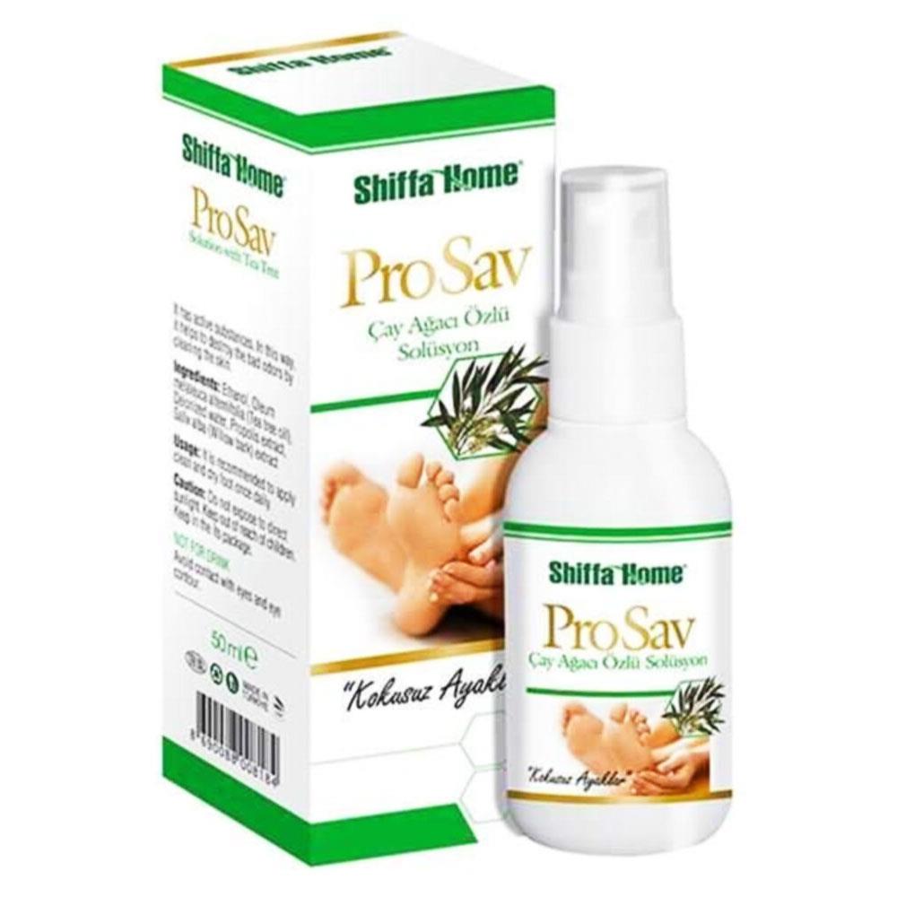 Shiffa Home ProSav 50 ml Çay Ağacı Özlü Ayak Koku Mantar Bakım Solüsyon