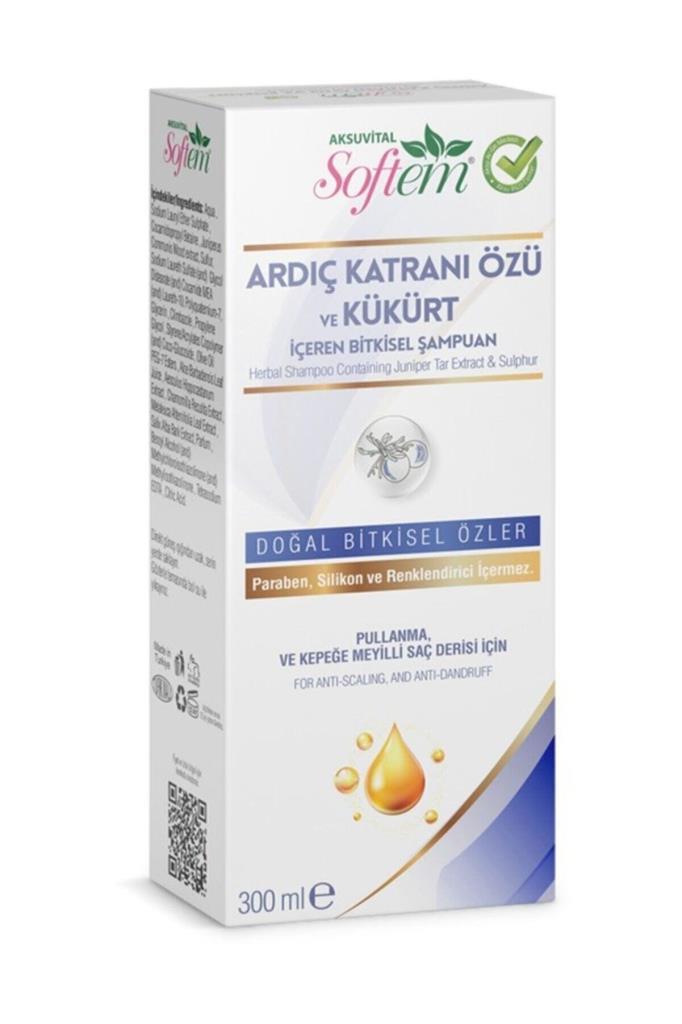 Softem Ardıç Katranı Özü Kükürt İçeren Bitkisel Şampuan 300 ml