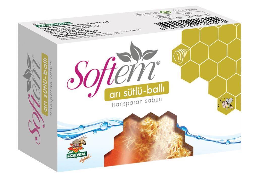 Softem Arı Sütlü Ballı Lifli Sabun 130 Gr