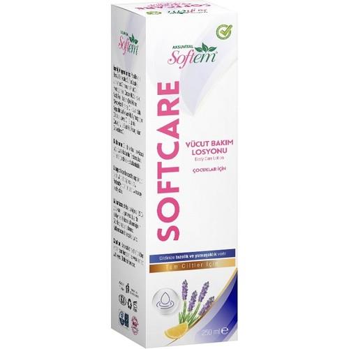 Softem Softcare Vücut Bakım Losyonu 250 ml - Çocuklar ve Tüm Ciltler Için
