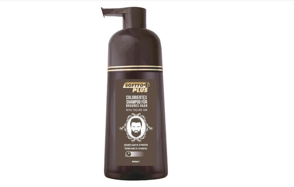 Softto Plus Brown Hair Sampuan 350 ml