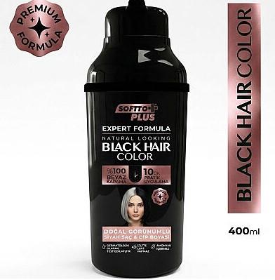 Softto Plus Doğal Görünümlü Siyah Saç ve Dip Boyası 400 Ml