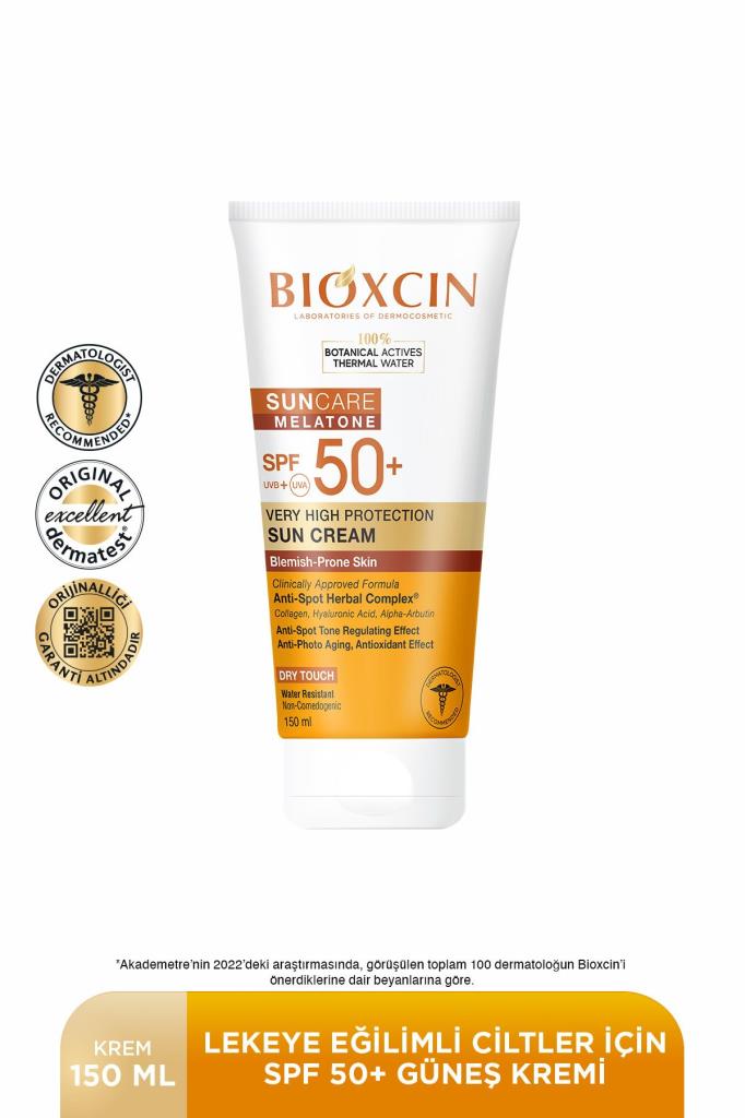 Bioxcin Sun Care Lekeye Eğilimli Ciltler İçin Çok Yüksek Korumalı Güneş Kremi 50 Spf 150 Ml