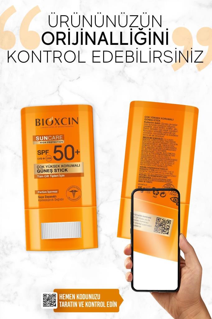 Bıoxcın Sun Care Stick SPF 50 Hassas Bölgeler İçin Yüksek Korumalı Güneş Kremi Stick