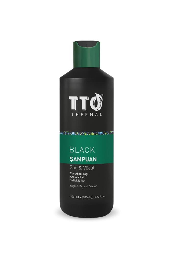 Tto Black Saç Ve Vücut Şampuanı 500 Ml