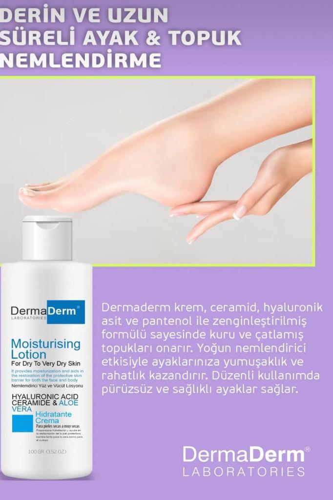 Dermaderm Ultra Nemlendirici Ato Yüz ve Vücut Losyon 100 ml
