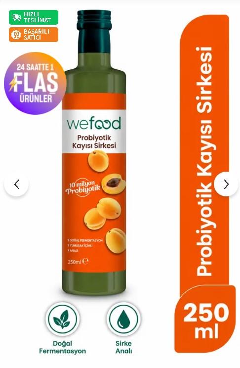 Wefood Probiyotik Kayısı Sirkesi 250 ML