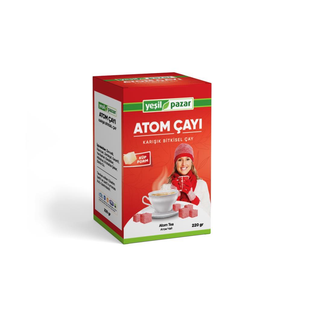 Yeşil Pazar Atom Küp Çay 220 Gr