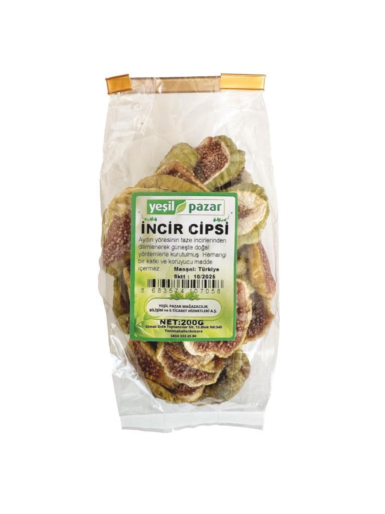 Yeşil Pazar İncir Cips 200 Gr