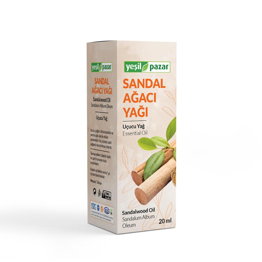 Yeşil Pazar Sandal Ağacı Yağı 20 Ml