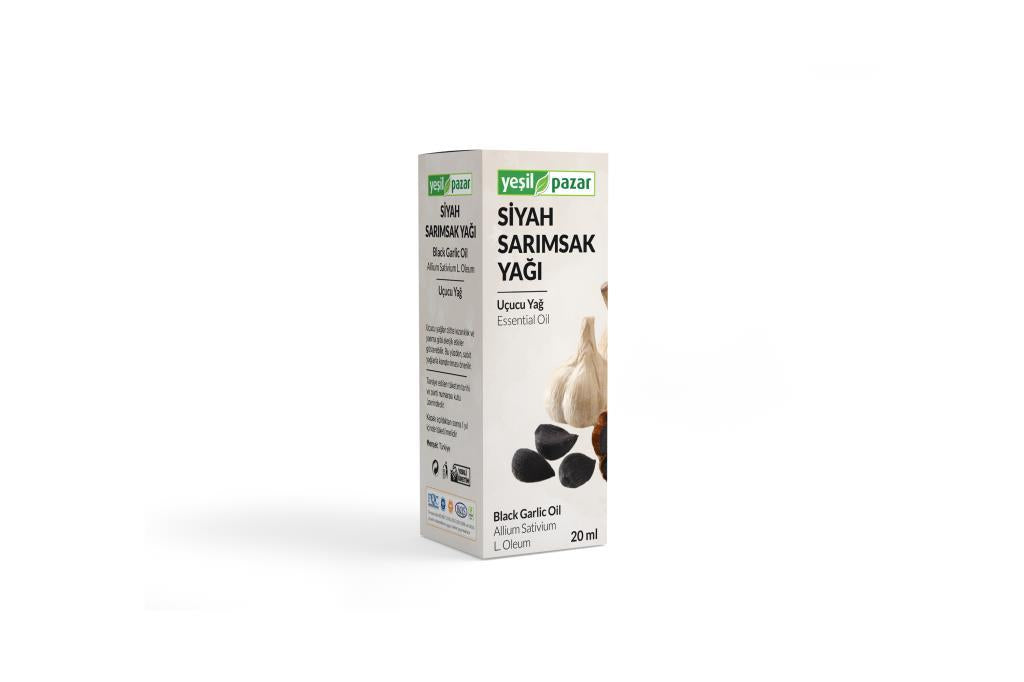 Yeşil Pazar Siyah Sarımsak Yağı 20 Ml