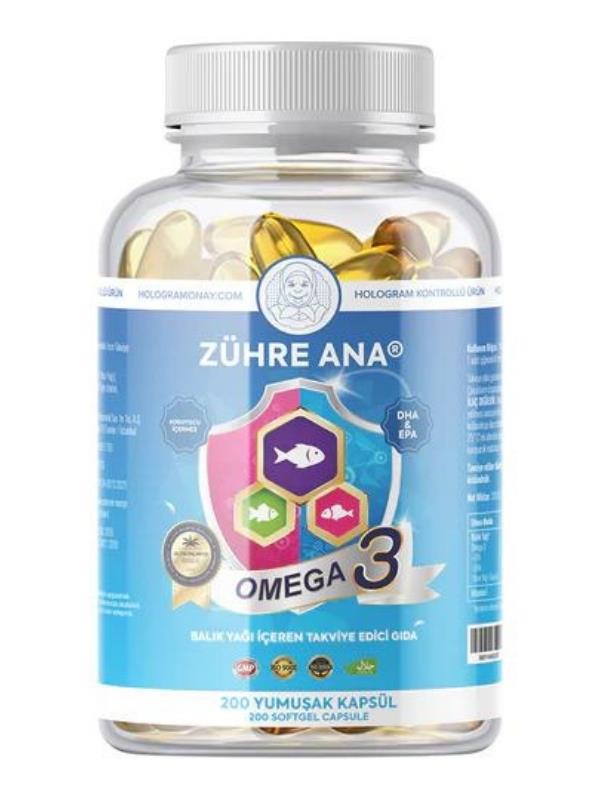 Omega 3 Dha Epa 200 Softgel Helal Sertifikalı