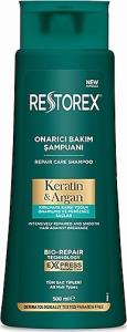 Restorex Keratin Argan Onarıcı Saç Bakım Şampuanı 500 Ml