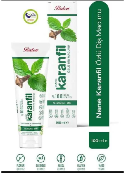Balen Nane Karanfil Özlü Diş Macunu 100 Ml