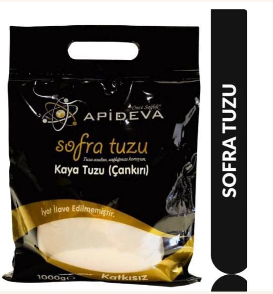 Apideva Çankırı Kaya Tuzu 1 KG