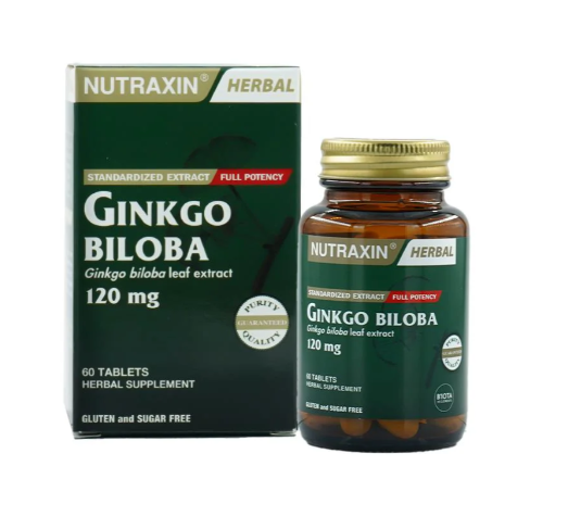 Nutraxin Ginkgo Biloba 120 mg 60 Tablet