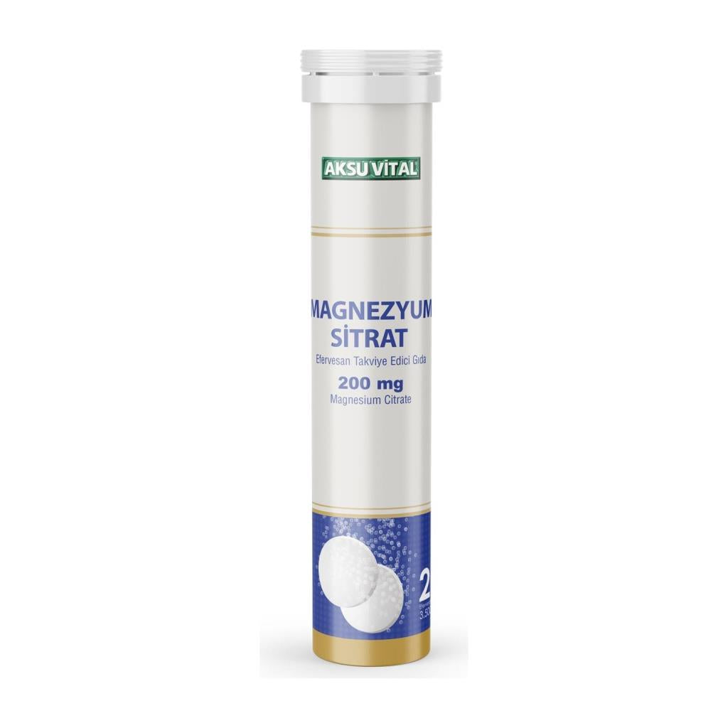 Aksu Vital Magnezyum 20 Efervesan Tablet
