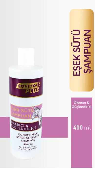 Softto Plus Eşek Sütü Şampuan 400 Ml