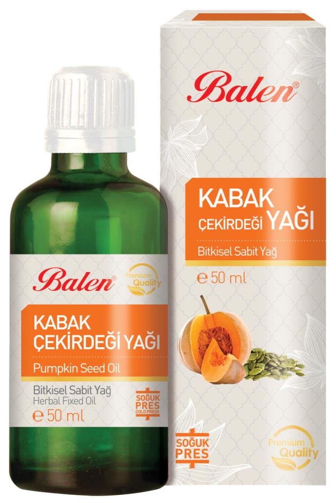 Balen Kabak Çekirdeği Yağı 50 ml Soğuk Pres