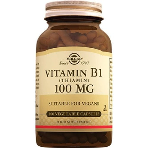 Solgar Vitamin B1 (Thiamin) 100 mg 100 Kapsül