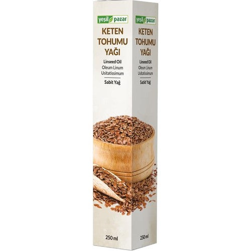 Yeşil Pazar Keten Tohumu Yağı 250 ML