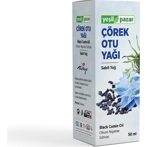 Yeşil Pazar Çörekotu Yağı 50 ML