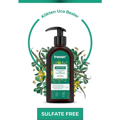 Tresan Çemen Otu Güçlendirici Sülfatsız Bakım Saç Kremi 300 ml