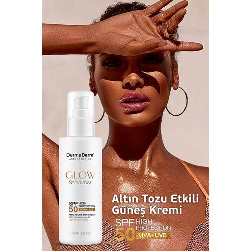 Dermaderm Glow Simli Güneş Kremi Spf 50