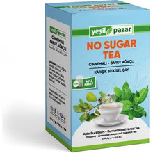Yeşil Pazar Cinnemalı Barut Ağaçlı No Sugar Tea 45 Poşet Çay