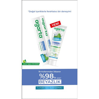 Agarta Doğal Diş Macunu Naneli 100 Ml