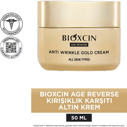 Bioxcin Age Reverse Kırışıklık Karşıtı Altın Krem 50 ML - 24K Altın