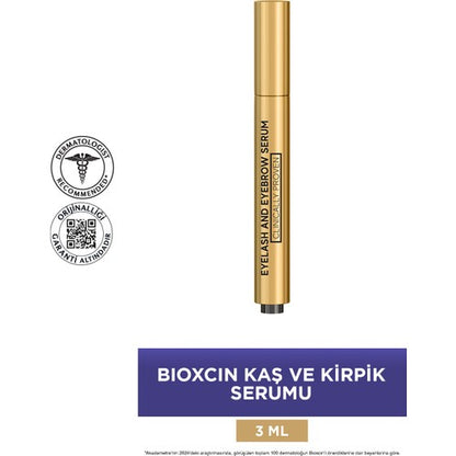 Bioxcin Kaş Kirpik Serumu - Kolajen Hyaluronik Asit Hint Yağı Keratin Peptidleri B5 Biocomplex