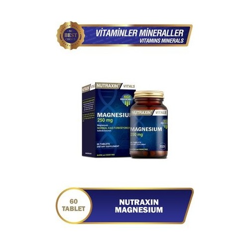 Nutraxin Magnesium 250 Mg 60 Tablet