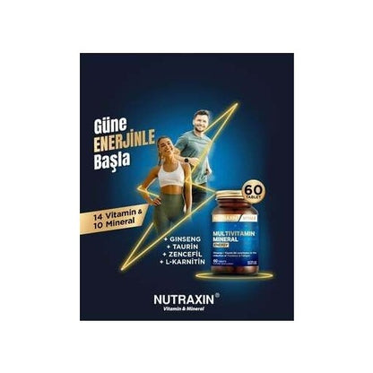Nutraxin Multivitamin Mineral Energy Complex 60 Tablet