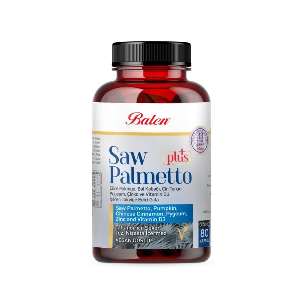 Balen Saw Palmetto Plus 685 Mg 80 Kapsül