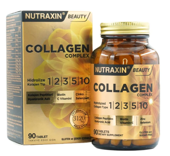 Nutraxin Collagen Beauty Complex Hidrolize 90 Tablet