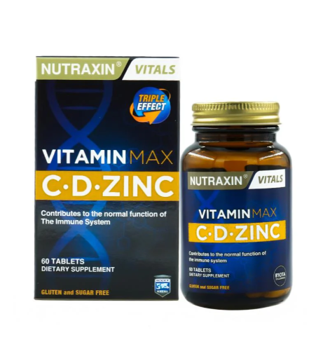 Nutraxin Vitamin Max C-D-Zınc 60 Tablet