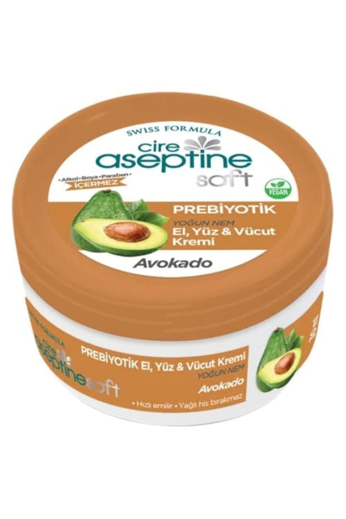 Cire Aseptine Soft Avokado Prebiyotik Nemlendirici Bakım Kremi 100 ml