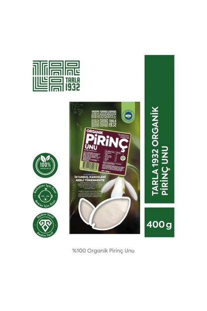 Organik Pirinç Unu 400 Gr