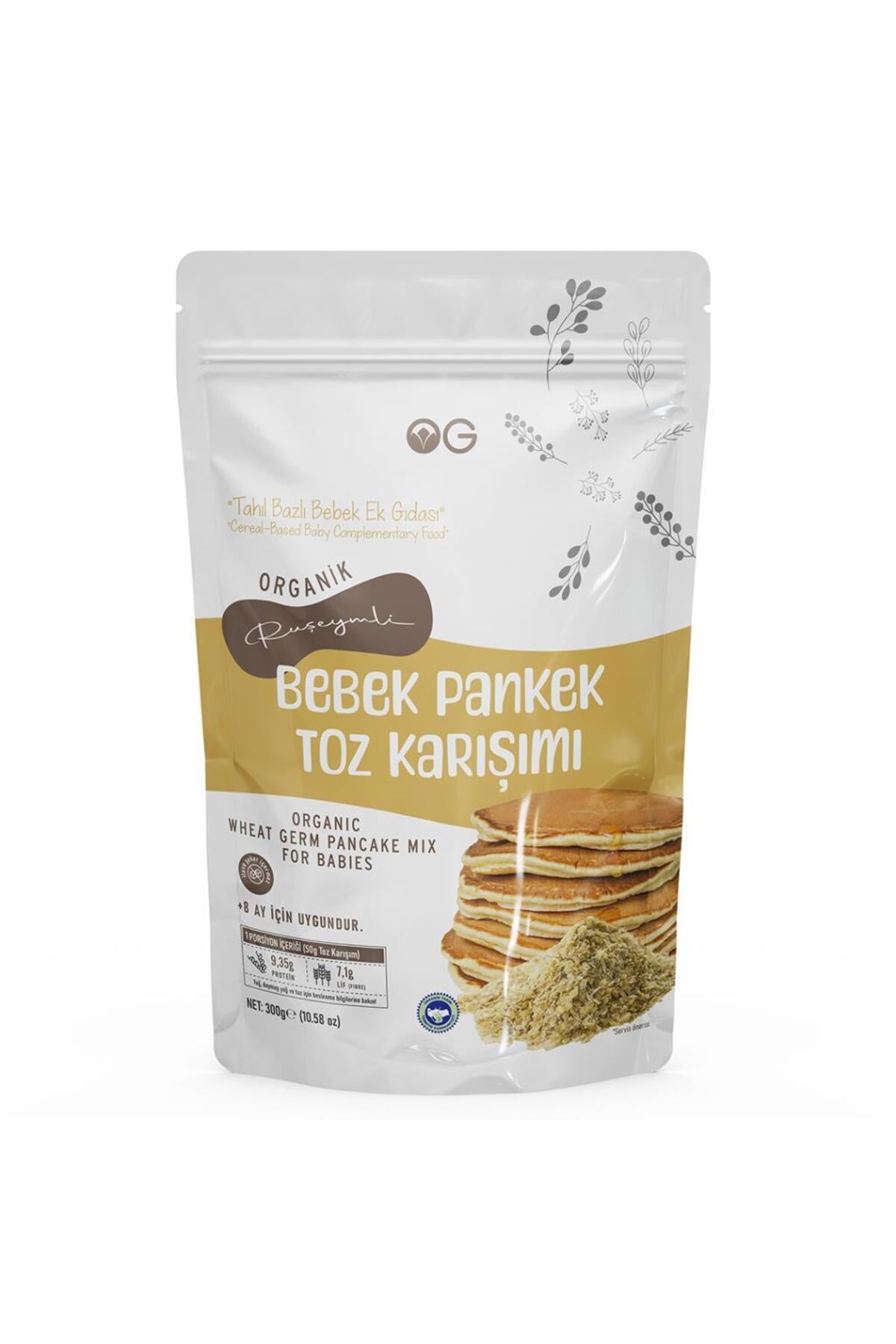 Organik Ruşeymli Bebek Pankek Toz Karışımı 300 gr