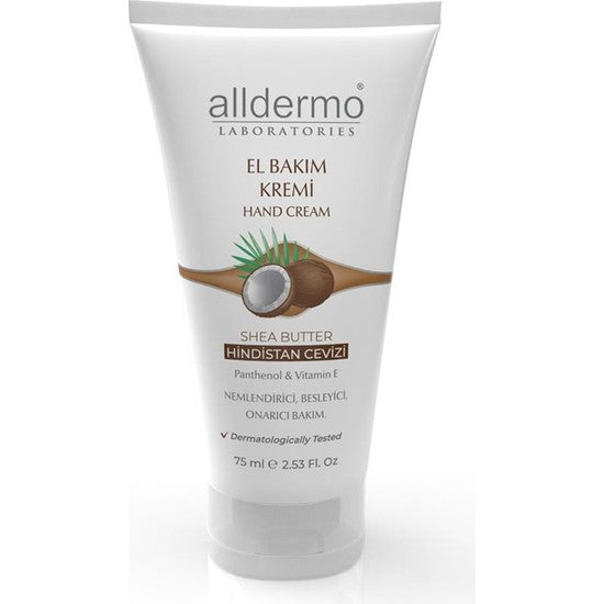 Alldermo El Bakım Kremi Shea Butter - Hindistan Cevizi 75 ml