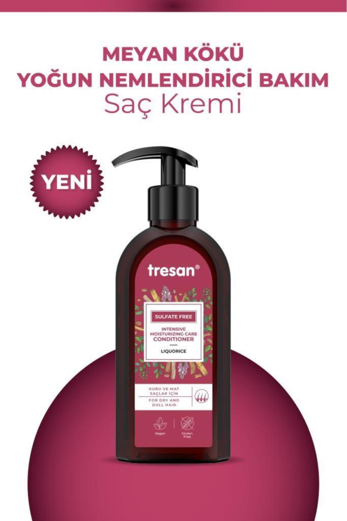 Tresan Meyan Kökü Yoğun Nemlendirici Sülfatsız Bakım Saç Kremi 300 ml