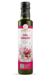 Zühre Ana Gül Sirkesi Doğal Fermantasyon 500 Ml