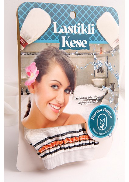 Derma Banyo Krep Lastikli Kese