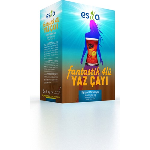 Esila Fantastik Dörtlü Yaz Çayı 45 Sallama Poşet