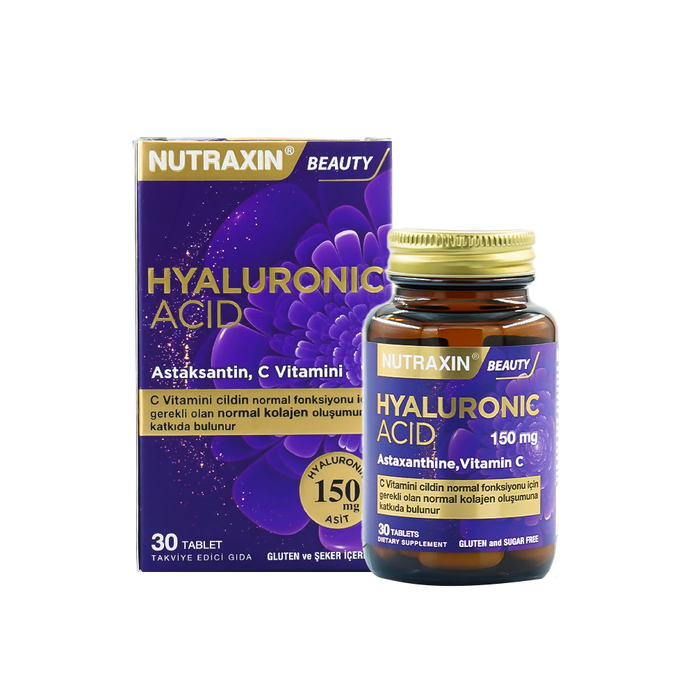Nutraxin Hyaluronic Acid Astaksantin Vitamin C 150 Mg 30 Tablet