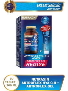 Nutraxin Artroflex Hya C II Collagen 90 Tablet + Extra Gel Hediye